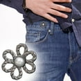 thumbnail image 1 of 8 Set Pant Waist Tightener Flower Buttons Pins For Loose Jeans, 2025 New Adjustable Waist Buckle Extender Set Pants Clips, Pant Waist Tightener, Flower Shaped Pins, No Sewing For Jeans, Skirts, 1 of 7