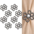 thumbnail image 1 of 8 Set Pant Waist Tightener Flower Buttons Pins For Loose Jeans, 2025 New Adjustable Waist Buckle Extender Set Pants Clips, No Sewing For Jeans, Skirts, 1 of 6