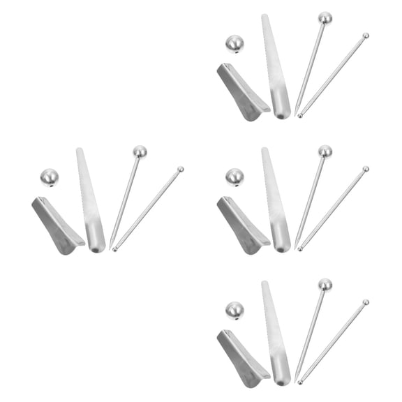 CIMAXIC 8 Sets Stainless Steel Caulking Tool Kit for Tile Caulk Finishing and Grout Pressing