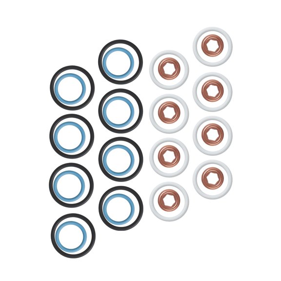 8 Sets Fuel Injector O-Ring Kit for MaxxForce 5 G2.8 Navistar VT365 VT275 07-10