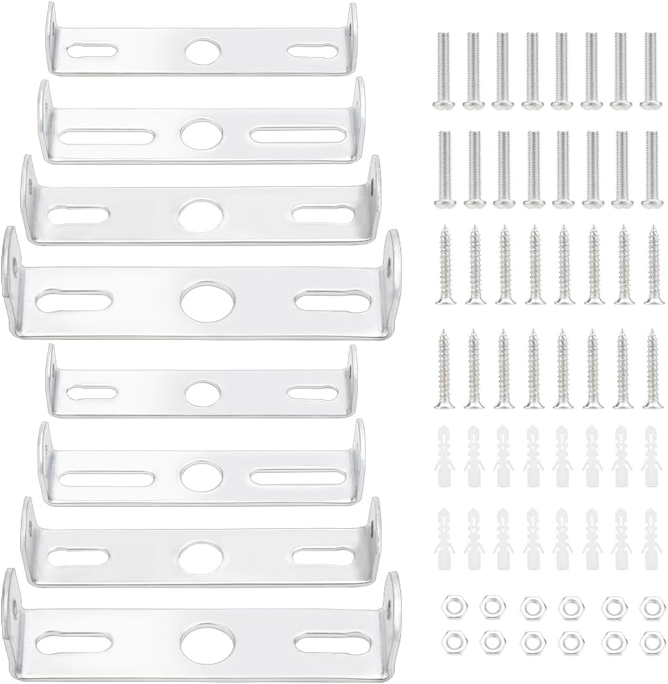 8 Sets Light Fixture Mounting Bracket Wall Chandelier Ceiling Light