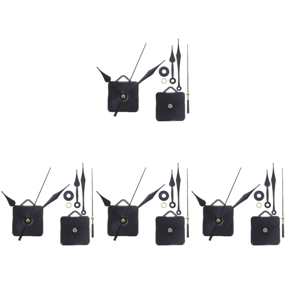 CIMAXIC High-Torque Clock Movement Mechanism, Black Plastic and Metal, Replacement for Wall Clocks and Craft Projects