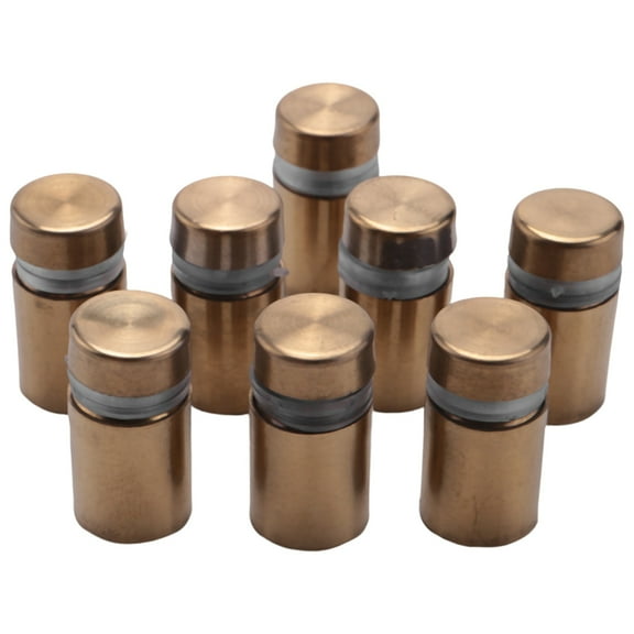 8 Sets Standoff Screws Advertising Nail Standoff Wall Mounting Hardware for Hanging Acrylic Picture Frame (12 x 20mm)