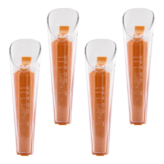 8 Sets Yeast Weigher Measuring Cups Coffee Container Baking with Scale Sealing Clip Resin