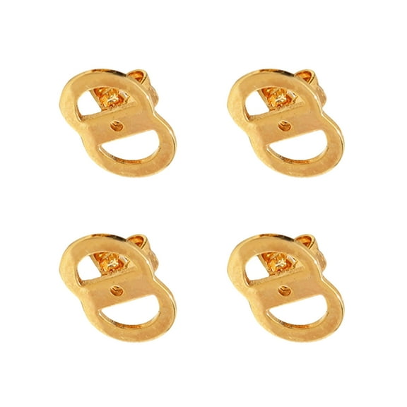 8 Shape Earring Stabilizers For Large Hoops Secure Grip Soft Gold/Silver Backs Jewelry Accessories