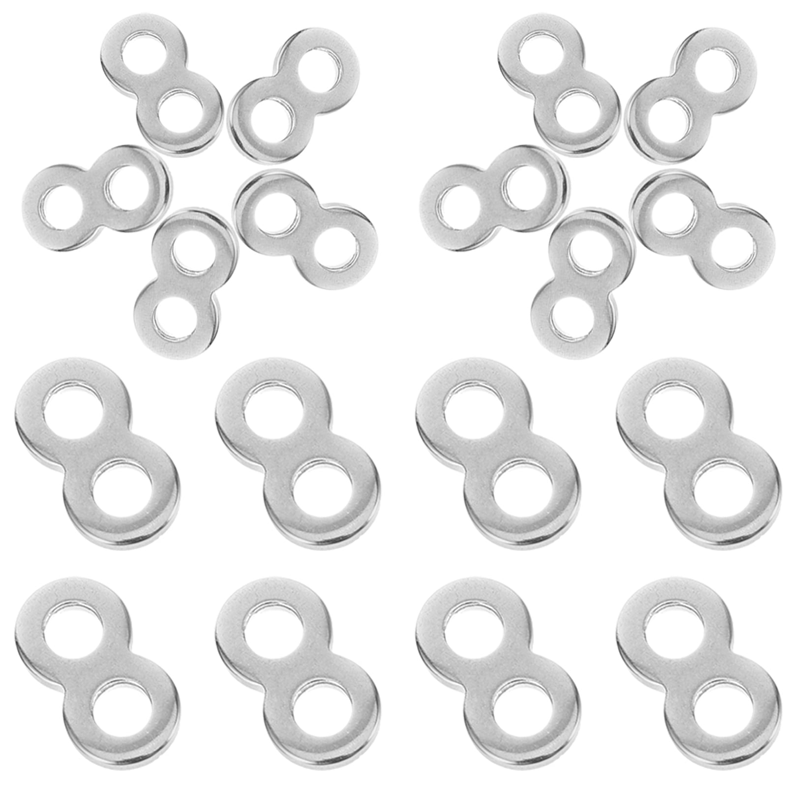 8 Shaped Fastener 20 Pcs Figure Buckle Connector Stainless Steel Table Top Fasteners Tabletop