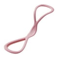 thumbnail image 1 of 8 Shaped Resistance Bands, Elastic Fitness Pulling Rope Chest Expander Yoga Rubber Tension Band - Upper Body Workout Equipment, Portable Home Office Elastic Ropes for Yoga, Pilates(Pink,15 Pounds), 1 of 5