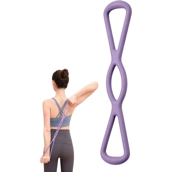 8-Shaped Resistance Bands with Handles for Arms Back Shoulders Exercise Yoga Pilates Home Gym