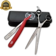 8 Shears Set Kit Professional Hair Cutting Scissors Thinning Barber TIJERAS