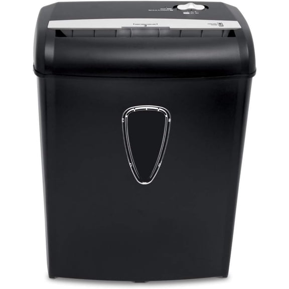 8-Sheet Cross-Cut Paper/Credit Card Shredder with Basket