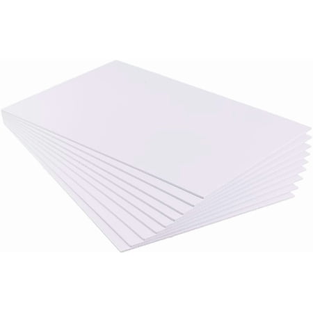 8 Sheets 2mm A4 White Foam Expanded Sheet for Signage Displays and Digital Screen Printing 11.8x7.8inch White