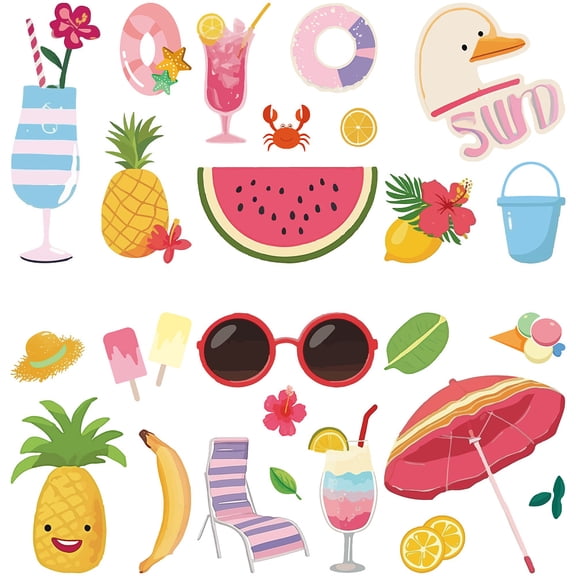 8 Sheets 8 Styles PVC Waterproof Wall Stickers Self-Adhesive Decals for Window or Stairway Home Decoration Mixed Shapes 200x145mm 1 sheet/style DIY