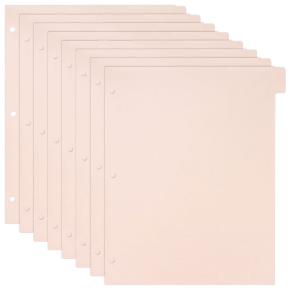 8 Sheets Binder Dividers Page Dividers Office Binder Pages Binder A4