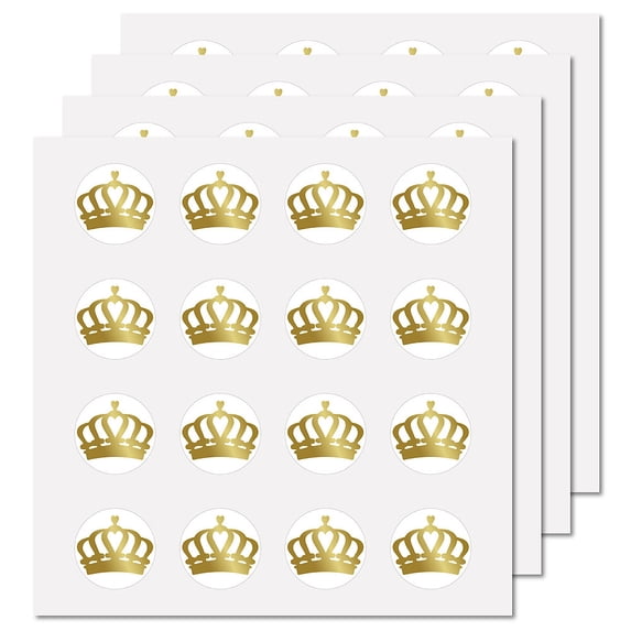 8 Sheets Plastic Waterproof Self-Adhesive Picture Stickers Round Dot Cartoon Decals for Kid's Art Craft 150x150mm