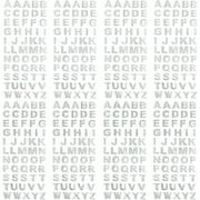 8 Sheets Rhinestone Alphabet Stickers Glitter Self-Adhesive Diamond Letter A-Z Sticker Bling Crystal Stick on Letters for DIY Grad Cap Handicraft Art Card Decorations, White