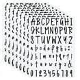 thumbnail image 1 of 8 Sheets Self Adhesive Vinyl Letters Numbers Kit, Stickers DIY Decal Script Pantry Labels for Signs, 1 of 5