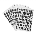 thumbnail image 1 of 8 Sheets Self Adhesive Vinyl Letters Numbers Kit, Stickers DIY Decal Script Pantry Labels for Signs, 1 of 9