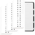 thumbnail image 1 of 8 Sheets A to Z 26 Letters Labels,White Self-Adhesive Index Labels,Letters Tabs for Mark and Classification,Dividers Stickers for Contents Page,Sticky Tabs for Dictionary,Notebook,File, 1 of 7
