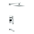 thumbnail image 1 of 8" Shower Head with Rainfall - Polished Chrome - ANZZI Spirito Series SH-AZ040 - ANZZI, 1 of 6