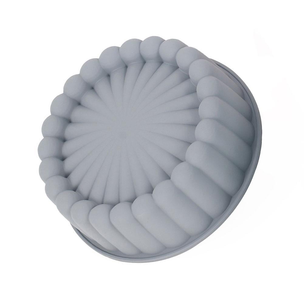 8" Silicone Round Cake Pan Nonstick Baking Tray Mould NEW DIY Bakeware F7B6