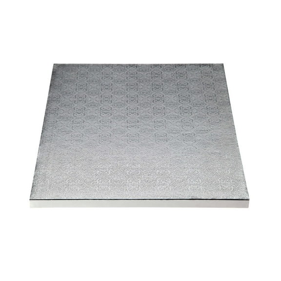 8" Silver Square Drum 1/2", 6 Count