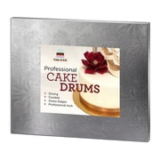 Cake S.O.S 8 inches SIlver Square Cake Drum Board, 1/2″ Thick, (1-Pack)