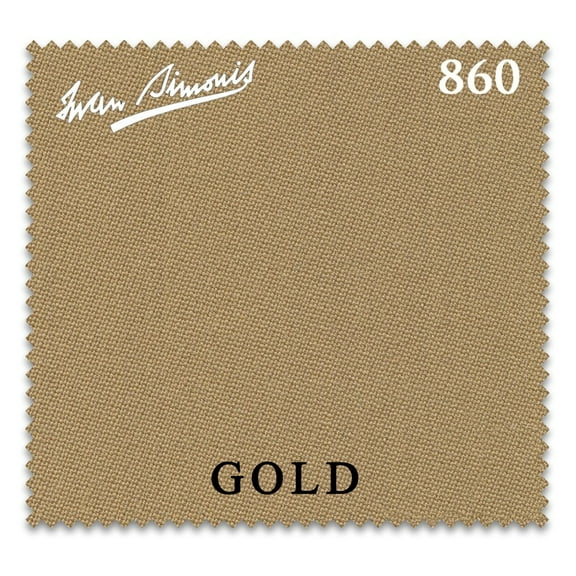 8' Simonis 860 Pool Billiard Table Cloth - Gold - AUTHORIZED DEALER