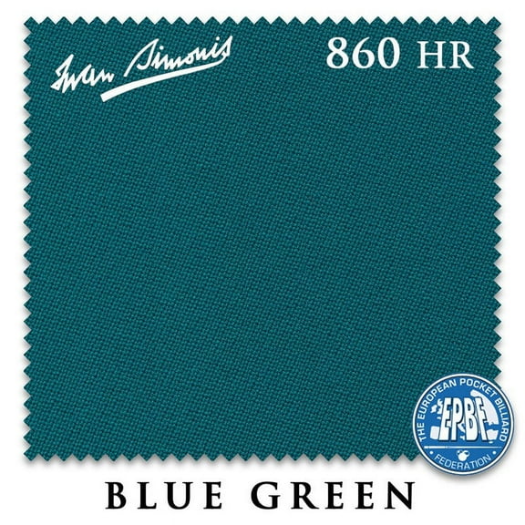 8' Oversized Simonis 860HR Pool Billiard Table Cloth - Blue Green - AUTHORIZED DEALER