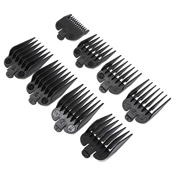8-Piece Clipper Guard Set, designed for Use with Dog Hair Trimmer, Pet Hair Trimmer, Dog Trimmer for Grooming, Dog Hair Clippers for Grooming, Paw Hair Trimmer for Dogs, Dog Paw