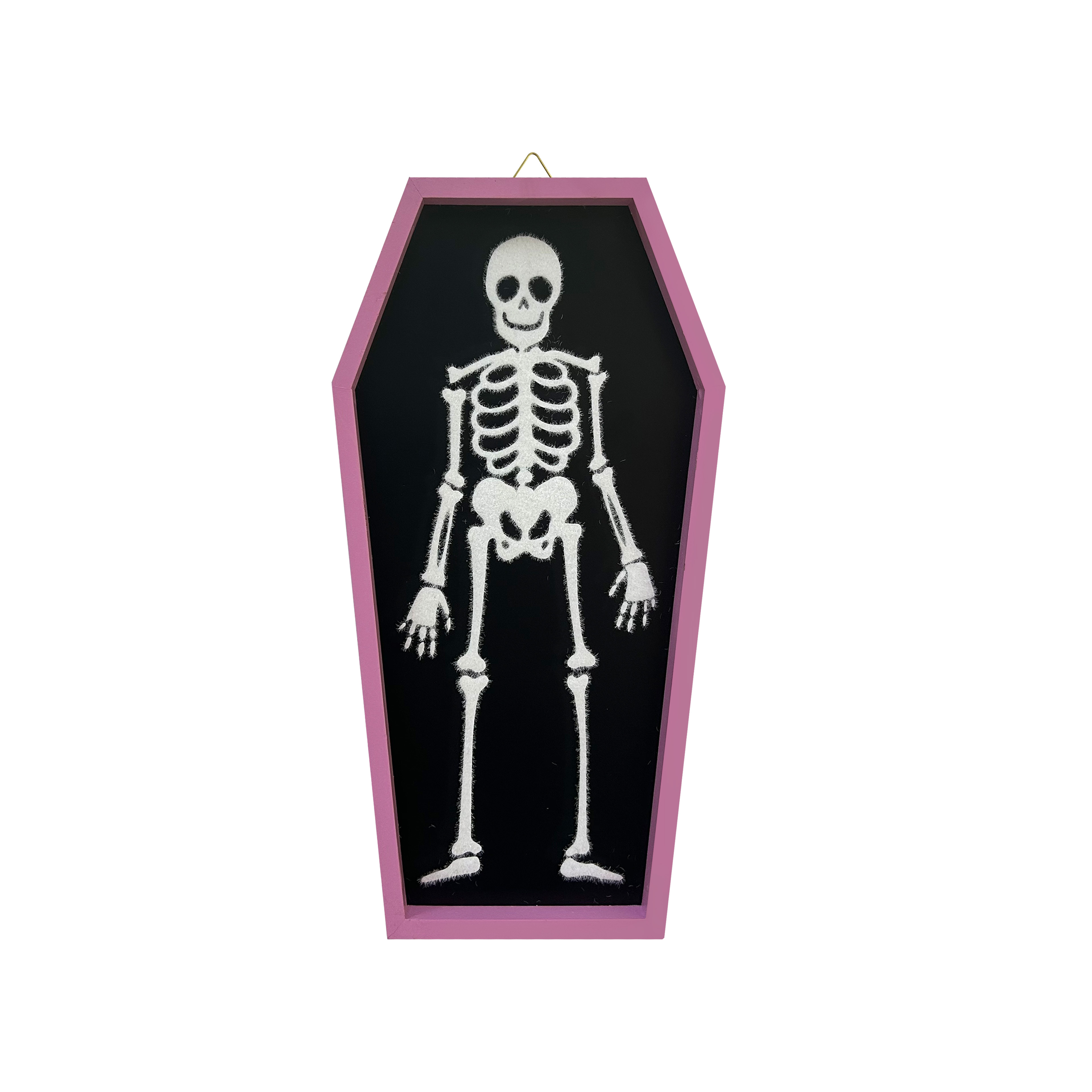 8" Skeleton Coffin Wall Dcor by Ashland-Halloween Decorations for Home