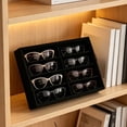 thumbnail image 1 of 8-Slot Velvet Eyeglass Storage Tray - Sunglass Display Organizer for Drawer, Counter, Cabinet, 1 of 6