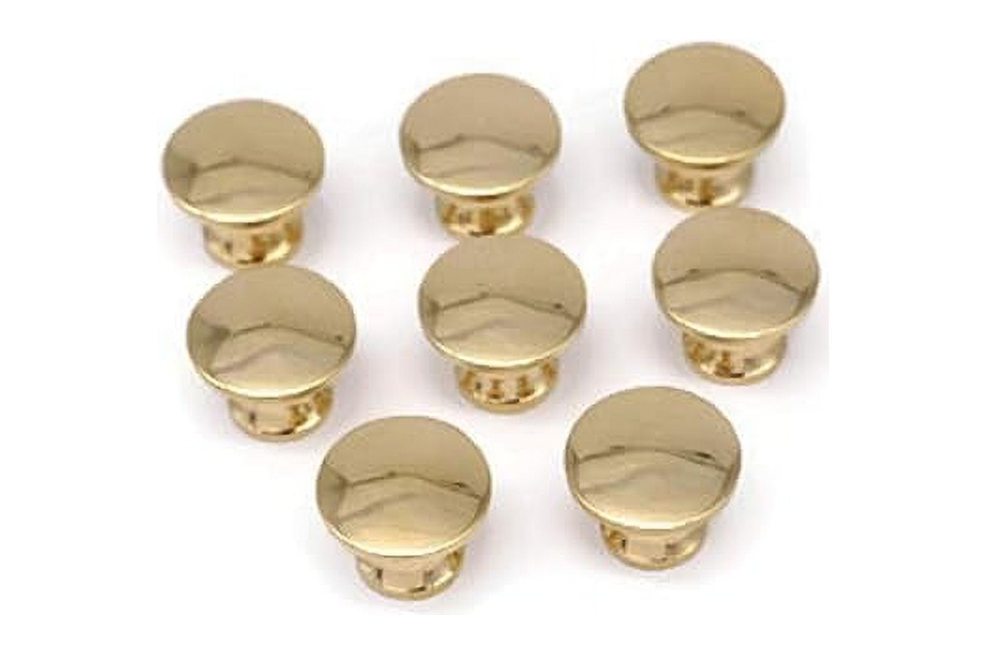 8 Small Brass Knobs Book Case Desk Jewelry And Small Boxes Knobs Solid