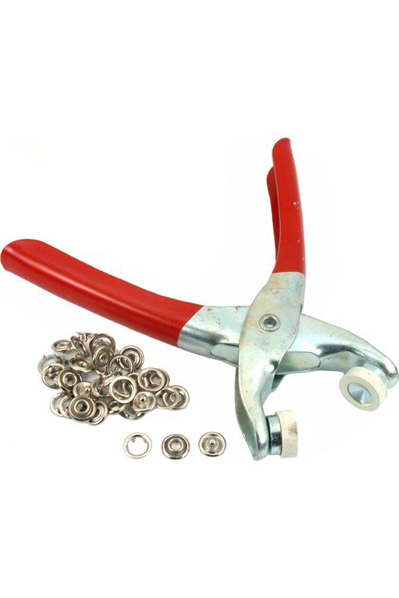 8 Snap Fasteners Pliers Leatherworking Craft Fabric