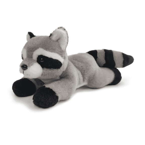 Just qunseen 8'' Soft Raccoon Stuffed Animal Cute Plush Realistic Raccoon Toy for Kids Birthday Gift