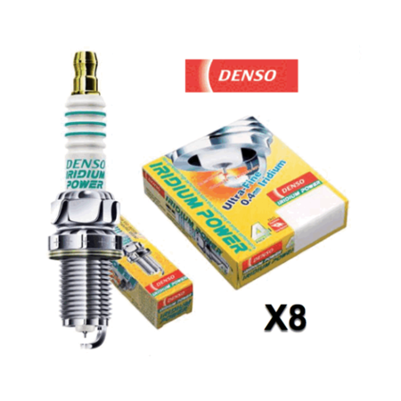 8 Spark Plugs Iridium Power DENSO IKH16 High Performance & Response V8 MPN #5343