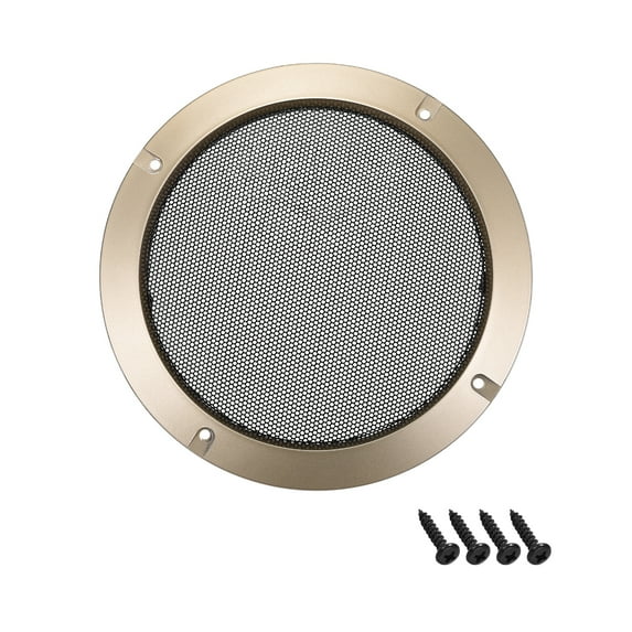 8" Speaker Grill Mesh Decorative Circle Subwoofer Guard Protective Cover Audio Accessories