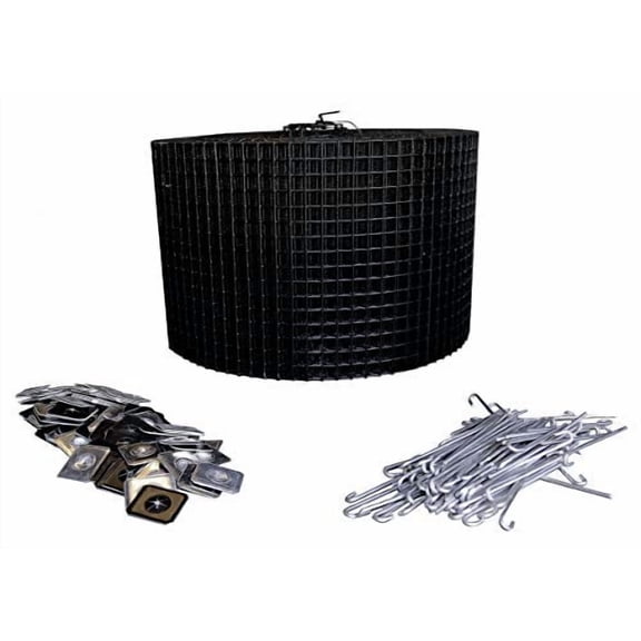 8" Squirrel Guard Kit. 8 in. 100 ft. PVC Coated Galvanized Steel roll and 100 Aluminum Fasteners.