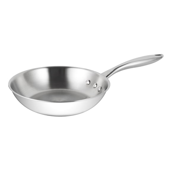 8" Stainless Steel Pan by Ozeri, 100% PTFE-Free Restaurant Edition