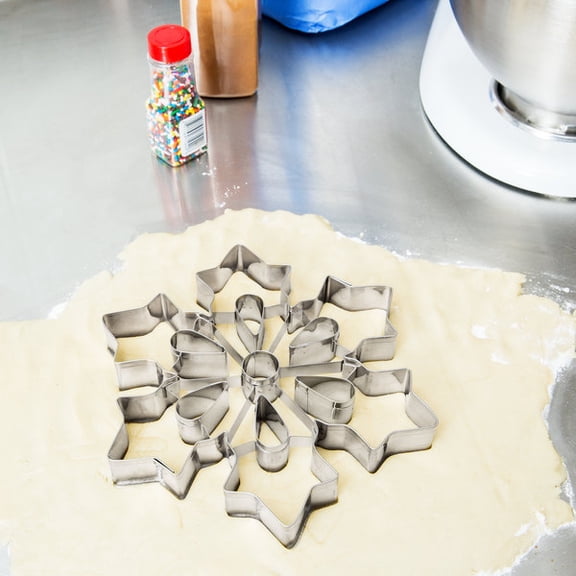 8" Stainless Steel Snowflake Cookie Cutter