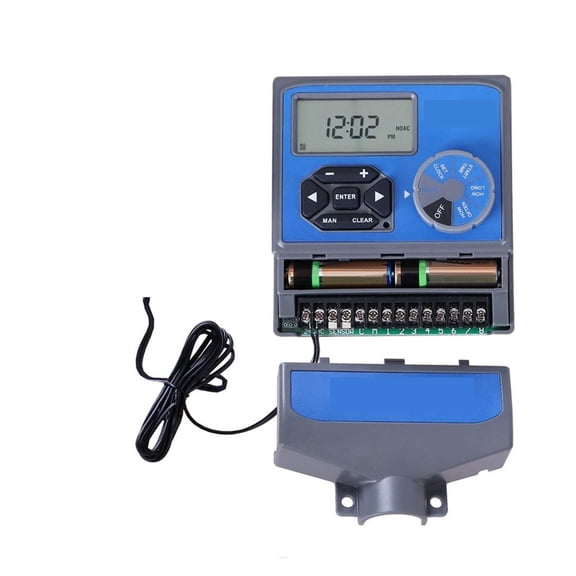8 Stations Garden Sprinkler Timer, Automatic Irrigation AC Input Controller Water Timer Watering System ,Easy to Use - 5