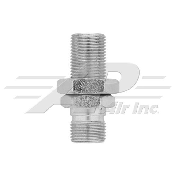 #8 Steel Male Insert O-Ring to Bulkhead Fitting