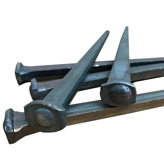 8"- Steel Square Common Rose Head STANDARD-80d Nails 10-Nails