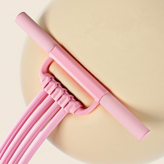 8-Strand Foot Pedal Resistance Band Set, Adjustable Full-Body Exercise System for Shoulder, Back, and Chest Workouts, Portable Home Gym Equipment with Detachable Handles