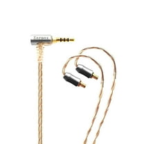 8-Strand Silver Plated 2.5 4.4mm Balanced Cable to A2DC Connector Compatible with Audio-Technica LS50 70 E40 E50 E70 LS200 300 400 Earphones