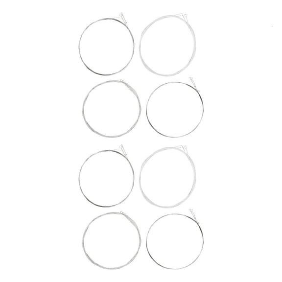 8 String Mandolin Strings Replacement Strings 8 String Set Winding Part Metal Texture Suitable for Long Tone Life