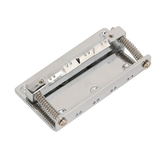 8 String Saddle Bridge, Corrosion Resistance Mandolin Bridge Metal Easy To Install Standard Size With Wrench And Screws For Stringed Instruments