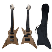 8 String bass/ 5 string Fretless Bass Busuyi Guitar+ Bag Natural