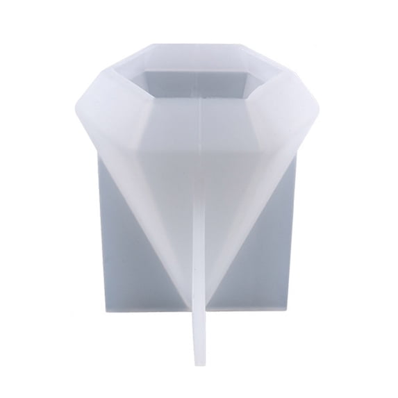 8 Styles Hexagonal Cone Epoxy Resin Mold Pyramid Silicone Casting Mold ...