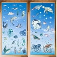 8 Styles Ocean Animal Wall Stickers Sea Turtle Jellyfish Stickers