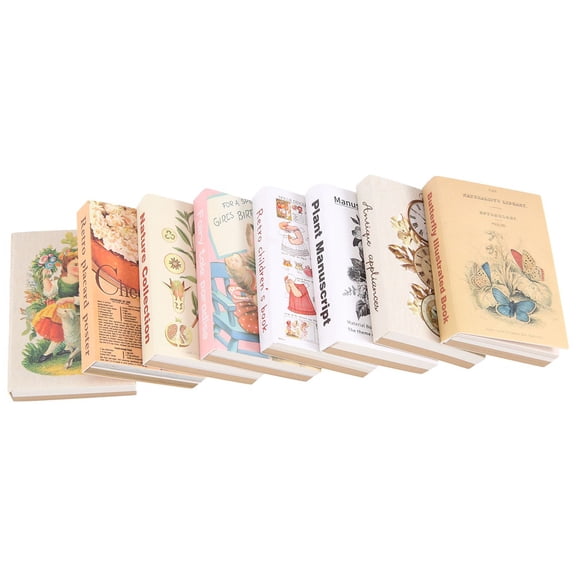 8 Styles Scrapbooking Material Paper,Decorative Collage Diary Album Craft Supplies,80 Sheets of Paper Per Style
